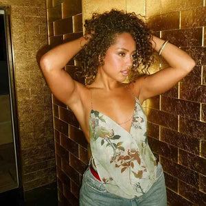 Floral Chain Top - MRC STORETopMRC STOREFloral Chain TopMRC STORECJCS210922203CXLight GreenL