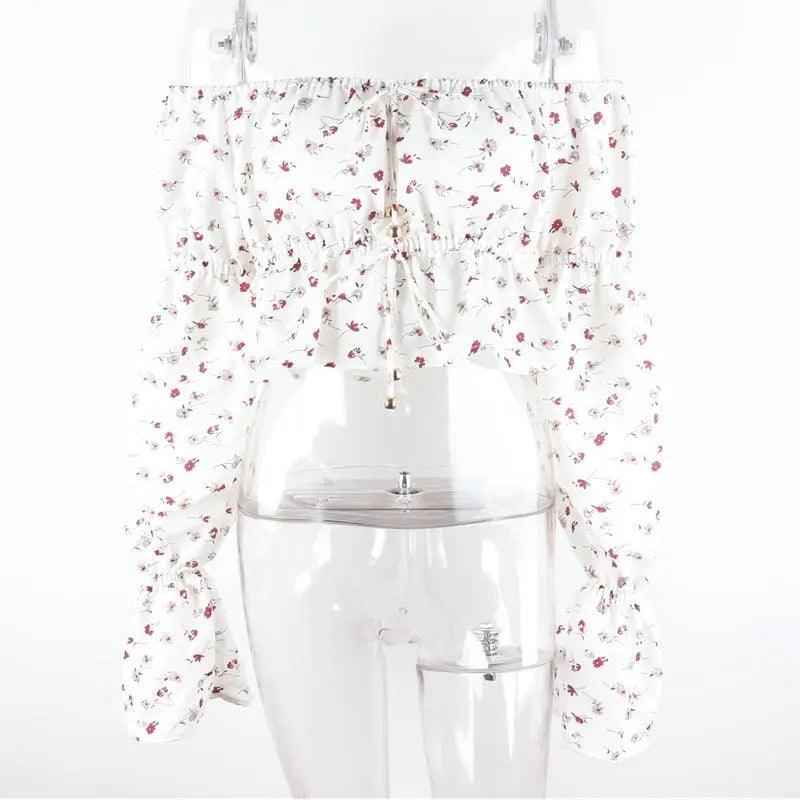 Floral sleeve shirts - MRC STOREtopMy StoreFloral sleeve shirtsMRC STORECJNSSYCS04702-White-LWhiteL