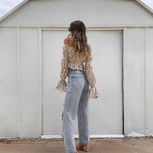 Floral sleeve shirts - MRC STOREtopMy StoreFloral sleeve shirtsMRC STORECJNSSYCS04702-White-LWhiteL