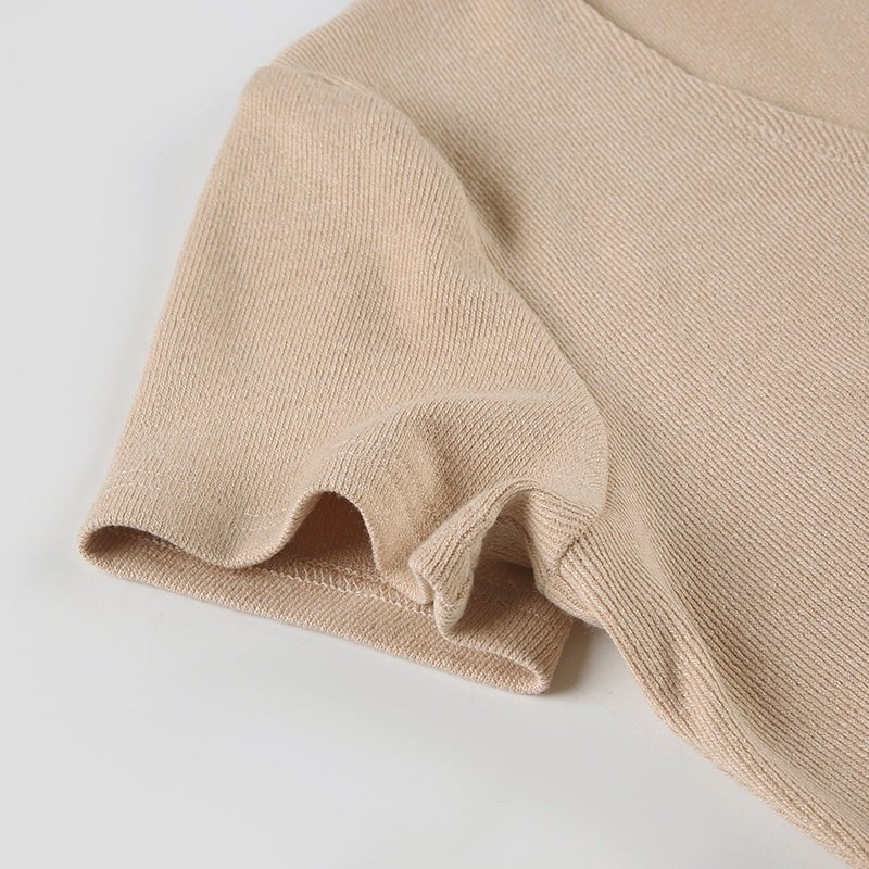 French Romantic Girl Style Base Breasted Knitted Dress - A - Line Skirt - MRC STOREDressMy StoreFrench Romantic Girl Style Base Breasted Knitted Dress - A - Line Skirt My Store MRC STORECJLY232924103CXSkin ColorL