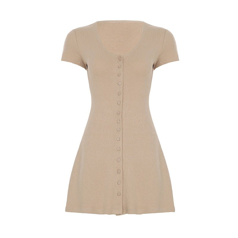 French Romantic Girl Style Base Breasted Knitted Dress - A - Line Skirt - MRC STOREDressMy StoreFrench Romantic Girl Style Base Breasted Knitted Dress - A - Line Skirt My Store  23.99MRC STORECJLY232924103CXSkin ColorL