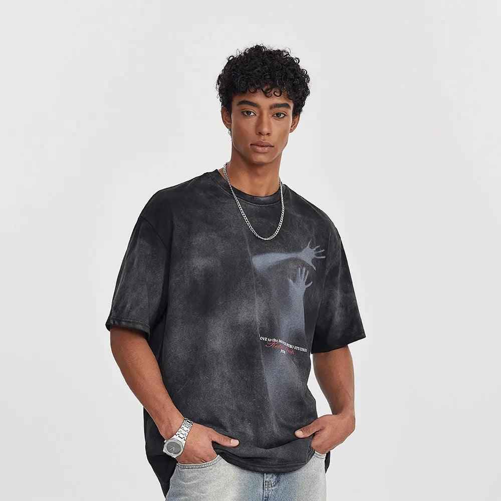 Fuzzy Figure Tie - Dye T-Shirt - MRC STORET-ShirtsMy StoreFuzzy Figure Tie - Dye T-ShirtMRC STORECJYH200424407GTBlackL