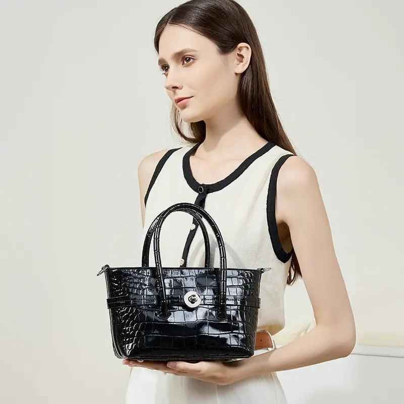 Genuine Leather Handbag - MRC STOREAccessoriesMy StoreGenuine Leather HandbagMRC STORECJNS205641202BYWine Red