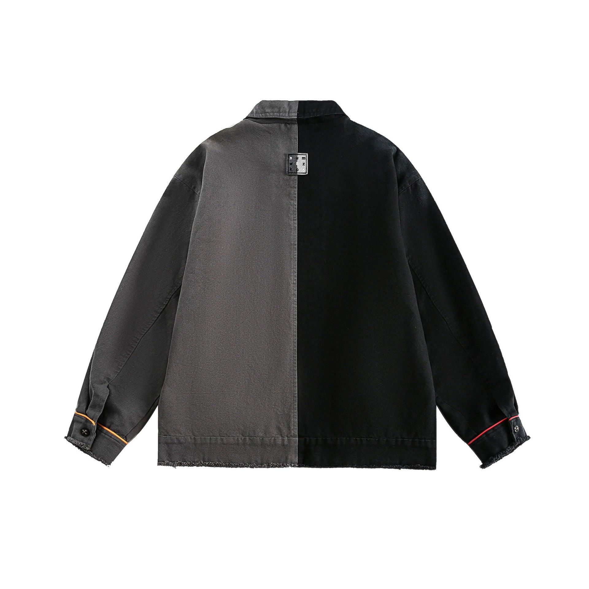 Graffiti Stitching Jacket - MRC STOREJacketsMRC STOREMulti - Element Graffiti Stitching Jacket – Unisex Spring Loose Cotton Jacket - MRC STOREMRC STORECJXZ226730402BYBlack And GrayL