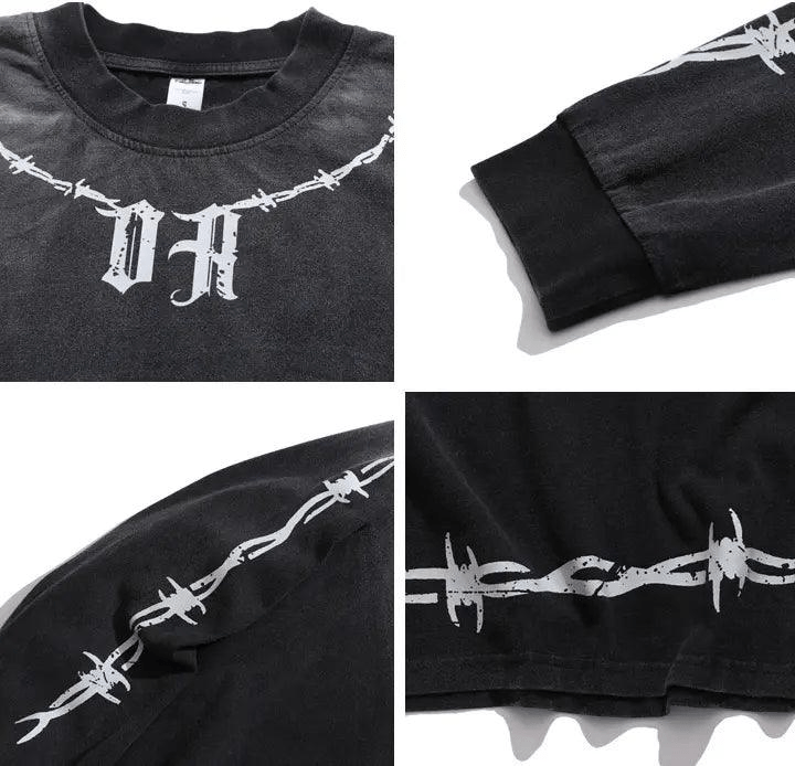 Guochao High Street Gradient Streetwear T-Shirt - MRC STORETopMy StoreGuochao High Street Gradient Streetwear T-Shirt - MRC STOREMRC STORECJYH169189305EVBlack2XL