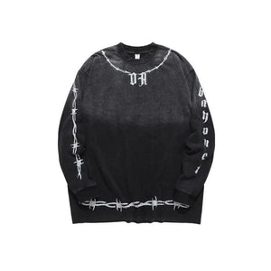 Guochao High Street Gradient Streetwear T-Shirt - MRC STORETopMy StoreGuochao High Street Gradient Streetwear T-Shirt - MRC STOREMRC STORECJYH169189305EVBlack2XL