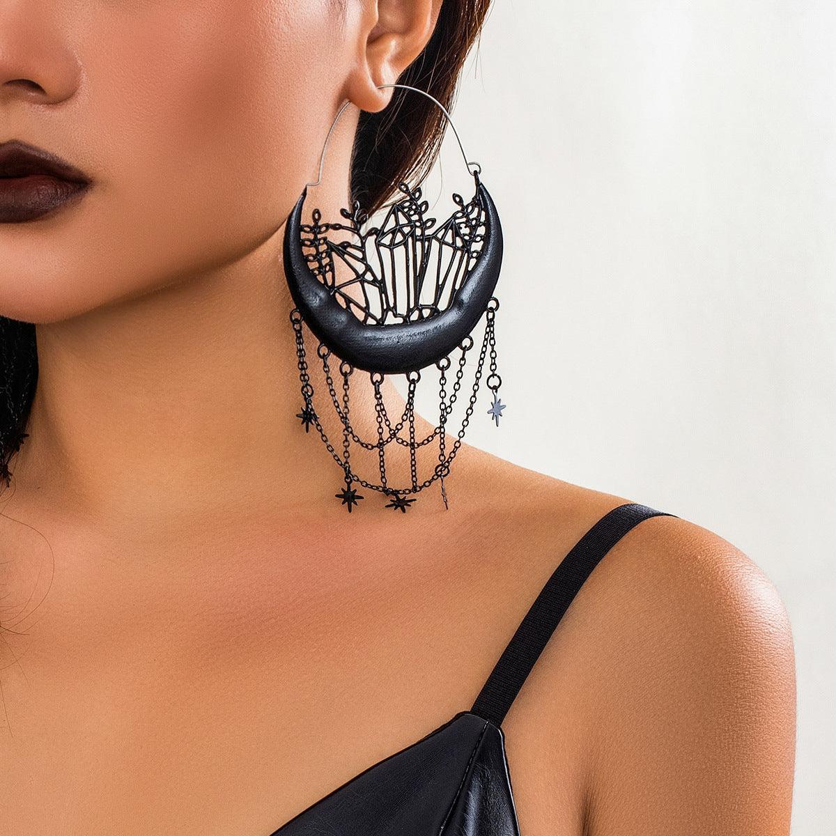 Halloween Earrings Flower Hollow Tassel Stud Earrings – Elegant and Festive - MRC STOREAccessoriesMy StoreHalloween Earrings Flower Hollow Tassel Stud Earrings – Elegant and Festive - MRC STOREMRC STORECJLX212695101AZBlack