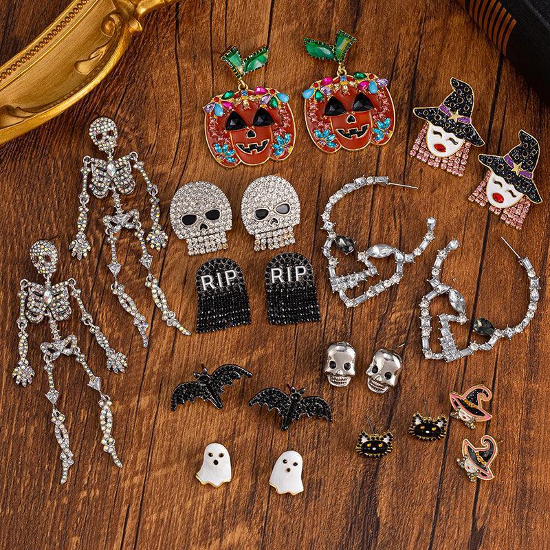 Halloween Skull Earrings Stud – Spooky Style for Women - MRC STOREAccessoriesMy StoreHalloween Skull Earrings Stud – Spooky Style for Women - MRC STOREMRC STORECJST213409201AZQ8476