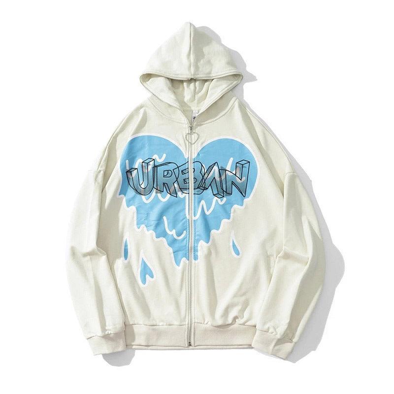 Heart Fleece Corduroy Hoodie – Unisex Zipper - MRC STOREHoodieMy StoreHeart - Shaped Fleece Hoodie Corduroy Zipper Hoodie - Unisex Pullover in Black & White - MRC STOREMRC STORECJWY197525906FUBAI3XL