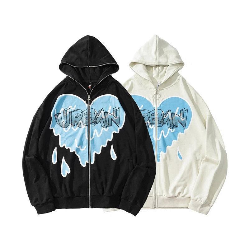 Heart Fleece Corduroy Hoodie – Unisex Zipper - MRC STOREHoodieMy StoreHeart - Shaped Fleece Hoodie Corduroy Zipper Hoodie - Unisex Pullover in Black & White - MRC STOREMRC STORECJWY197525912LOHEI3XL