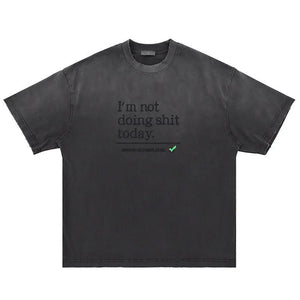 Heavy Washed Letter Print T shirt - MRC STORETopMy StoreHeavy Washed Letter Print T shirt - MRC STOREMRC STORECJYH206147102BYPurpleL