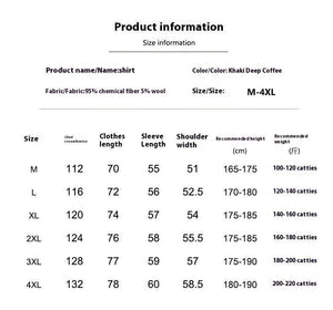 Heavy Woolen Men's Plaid Jacket for Autumn and Winter - MRC STORETopMy StoreHeavy Woolen Men's Plaid Jacket for Autumn and Winter - MRC STOREMRC STORECJDS211217310JQKhaki2XL