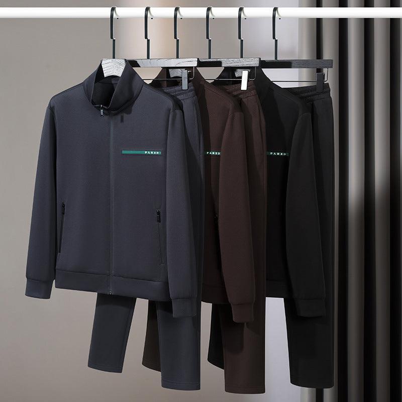 High - End Men's Two Piece Long Sleeved Casual Sports Suit - MRC STOREsetMy StoreHigh - End Men's Two Piece Long Sleeved Casual Sports Suit - MRC STOREMRC STORECJTW216492904DWDark Gray2XL