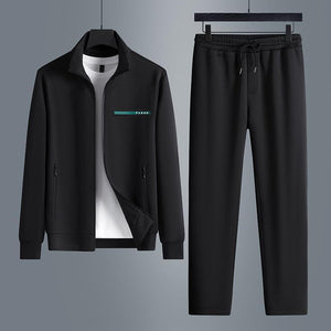 High-End Men's Two Piece Long Sleeved Casual Sports Suit - MRC STORE