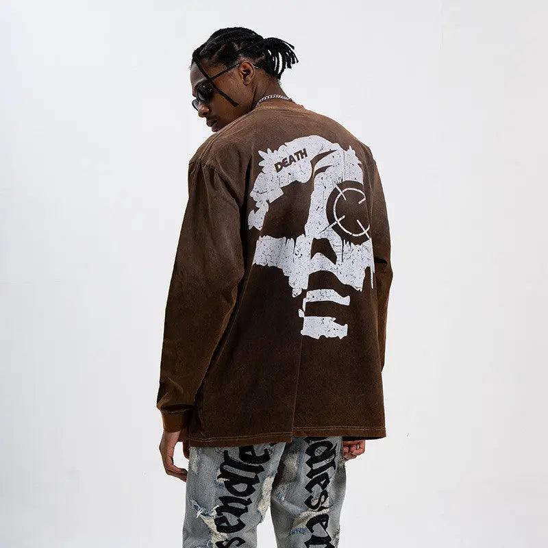 High Street Retro T-Shirt Gradient - MRC STORETopMy StoreHigh Street Retro T-Shirt Gradient - MRC STOREMRC STORECJYH176662105EVBrownL