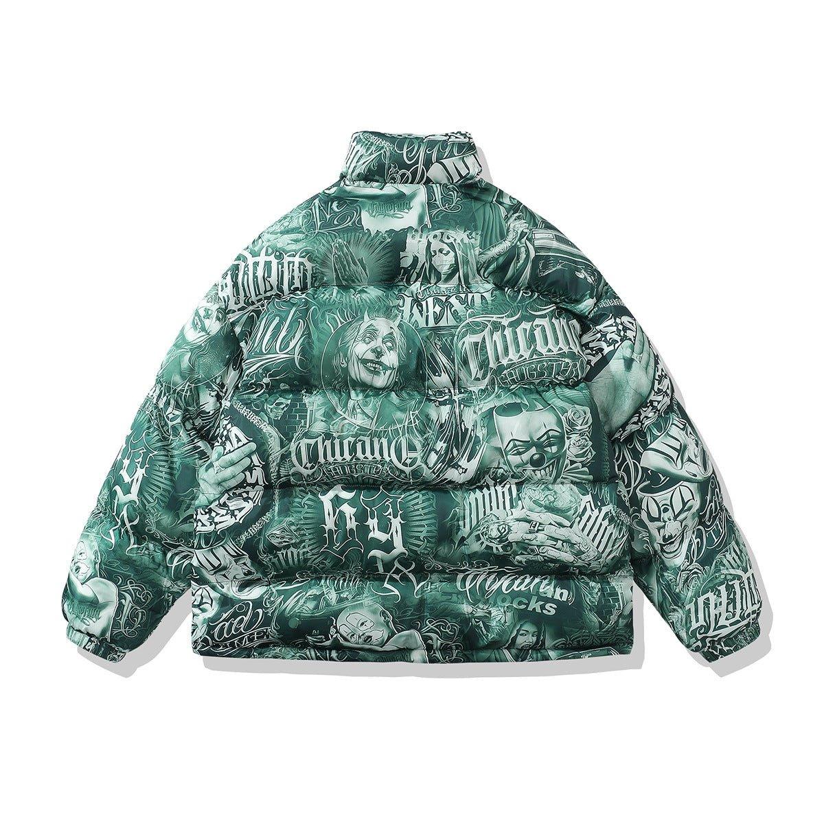 High Street Stand Collar Cotton Padded Jacket – Casual Unisex Style for Couples - MRC STOREJacketsMy StoreHigh Street Stand Collar Cotton Padded Jacket – Casual Unisex Style for Couples - MRC STOREMRC STORECJYR161890002BYGreenL