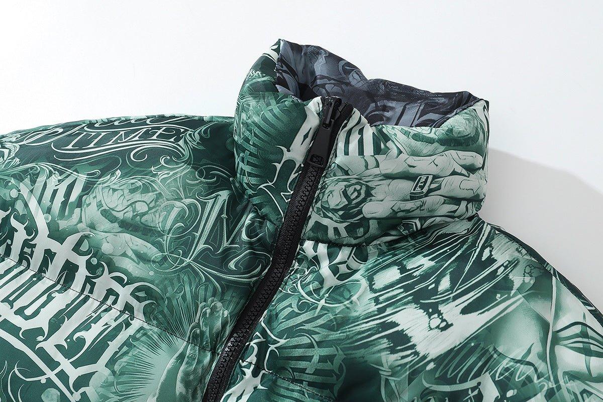 High Street Stand Collar Cotton Padded Jacket – Casual Unisex Style for Couples - MRC STOREJacketsMy StoreHigh Street Stand Collar Cotton Padded Jacket – Casual Unisex Style for Couples - MRC STOREMRC STORECJYR161890002BYGreenL