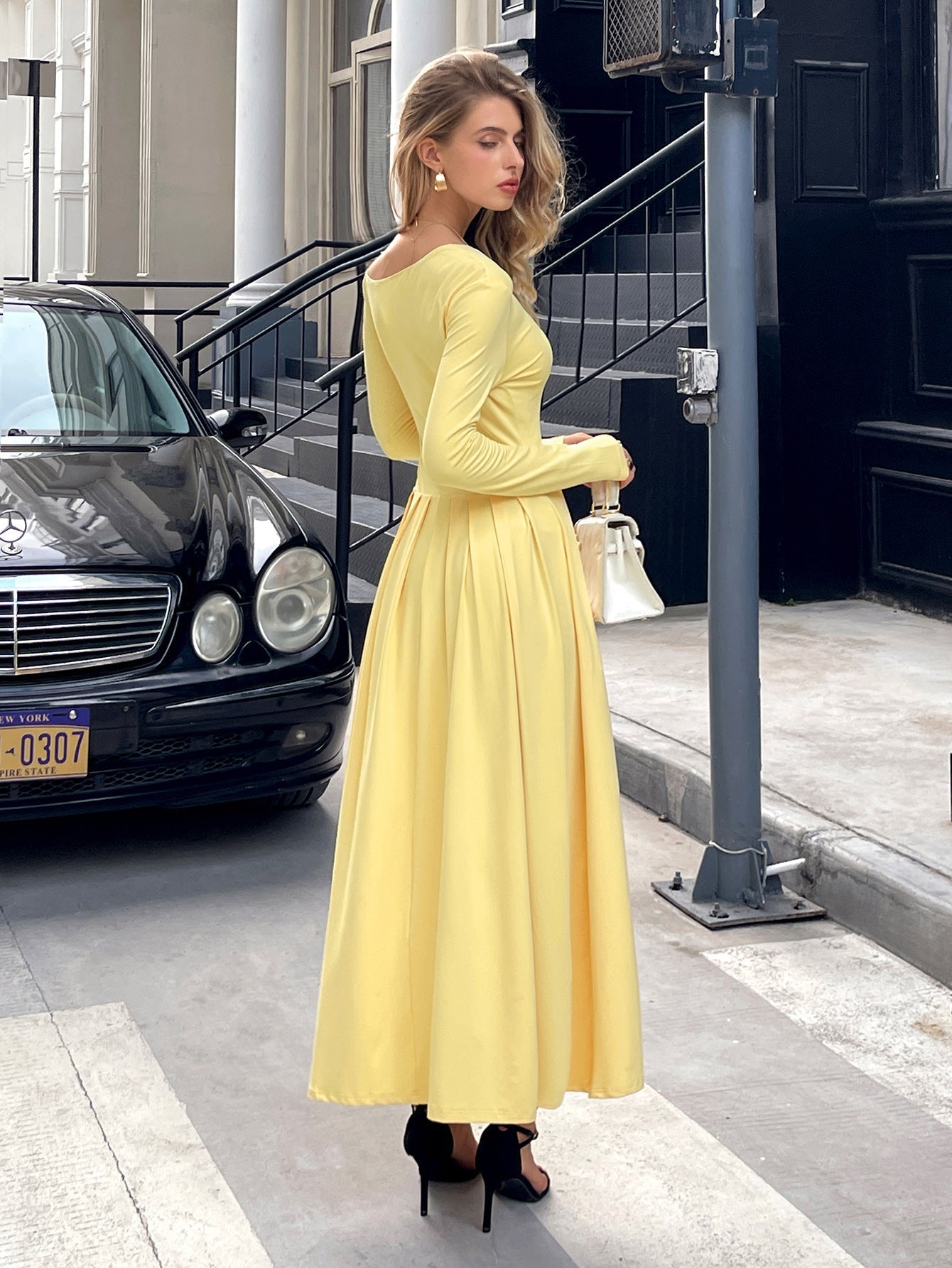 High Waist Long Skirt Dress - MRC STOREDressMRC STOREHigh Waist Long Skirt Dress MRC STORE MRC STORECJLY255549815OLBrownL