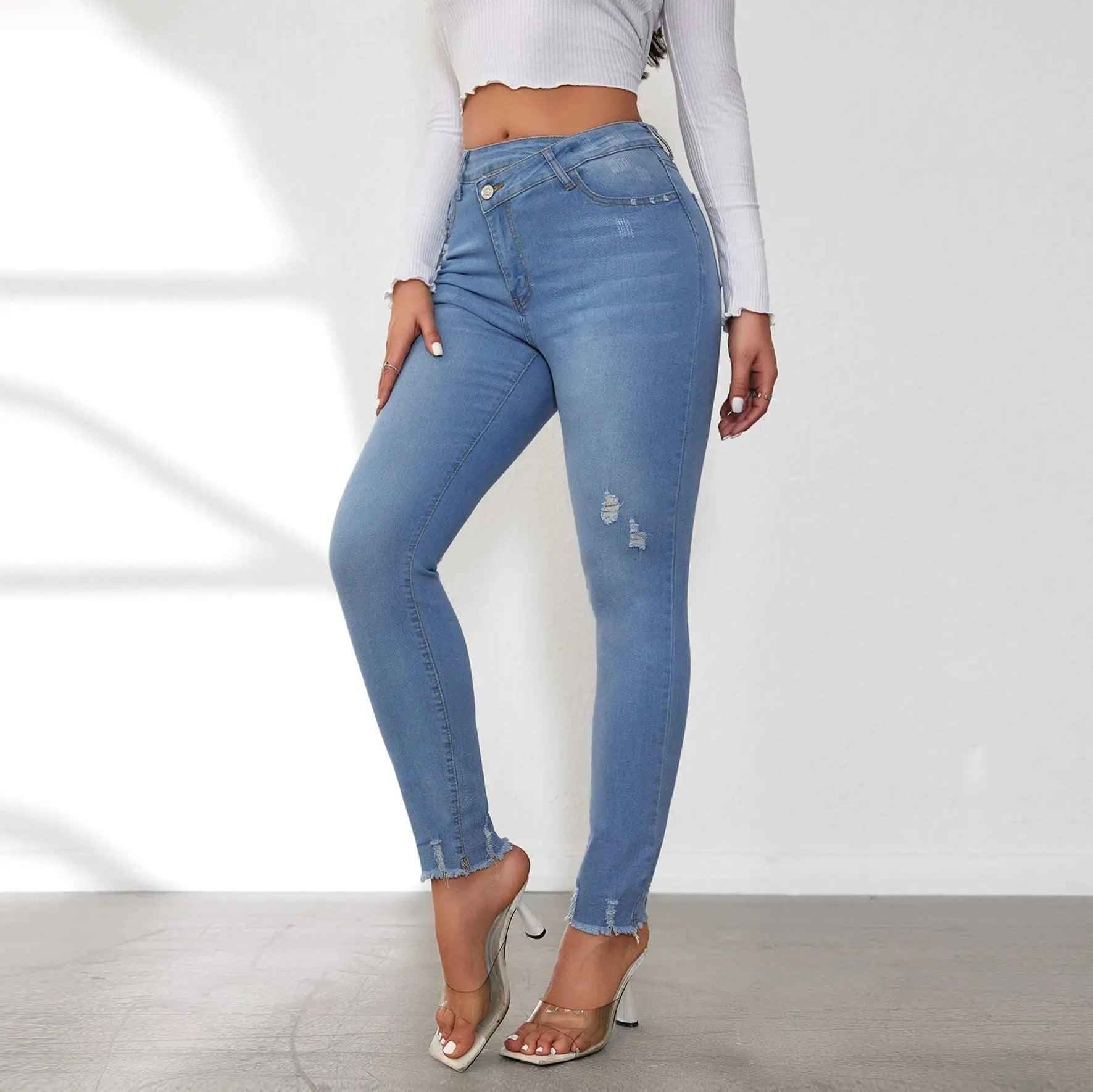 High Waist Slimming Jeans - MRC STOREbottomsMy StoreHigh Waist Slimming JeansMRC STORECJNZ210312703CXBlueL