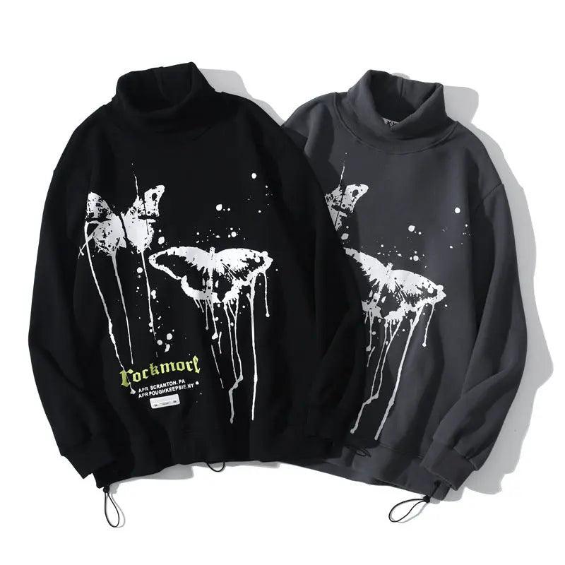 Hip Hop Fashion High Collar Sweater - MRC STORETopMy StoreHip Hop Fashion High Collar Sweater - MRC STOREMRC STORECJNSTXYH03079-Black-LBlackL