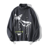 Hip Hop Fashion High Collar Sweater - MRC STORETopMy StoreHip Hop Fashion High Collar Sweater - MRC STOREMRC STORECJNSTXYH03079-Grey-LGreyL