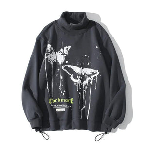 Hip Hop Fashion High Collar Sweater - MRC STORETopMy StoreHip Hop Fashion High Collar Sweater - MRC STOREMRC STORECJNSTXYH03079-Grey-LGreyL