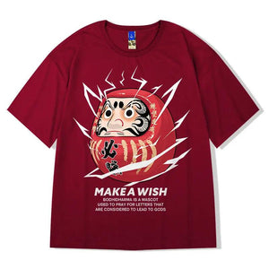 Hip Hop Loose Cotton Short Sleeve Tee - MRC STORETopMy StoreHip Hop Loose Cotton Short Sleeve Tee - MRC STOREMRC STORECJNSTXYH02673-Red-3XLRed3XL