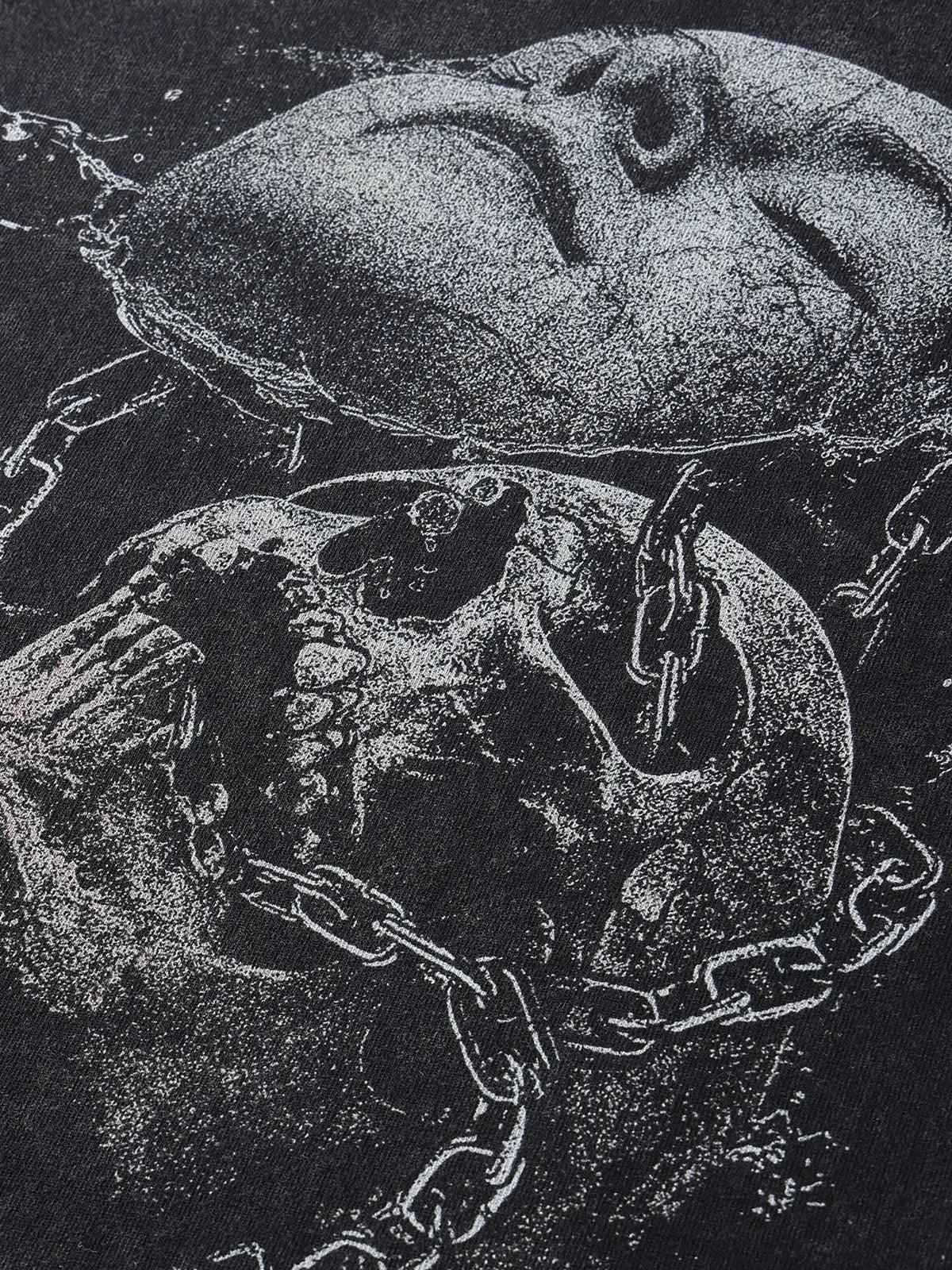 Hip Hop Skull T-shirt - MRC STORET-ShirtsMy StoreHip Hop Skull T-shirtMRC STORECJYH196963402BYVintage BlackL