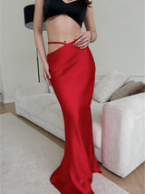 Hollow - Out Bodycon Maxi Skirt – Elegant - MRC STOREskirtMy StoreSolid Color Hollow - Out Bodycon Skirt Maxi Skirt – Elegant Polyester Long Skirt for Sophisticated Commute - MRC STOREMRC STORECJQZ227615812LORedL