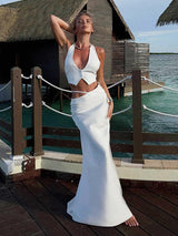 Hollow - Out Bodycon Maxi Skirt – Elegant - MRC STOREskirtMy StoreSolid Color Hollow - Out Bodycon Skirt Maxi Skirt – Elegant Polyester Long Skirt for Sophisticated Commute - MRC STOREMRC STORECJQZ227615803CXWhiteL