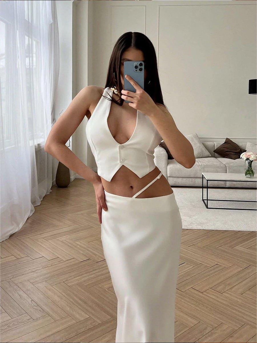 Hollow - Out Bodycon Maxi Skirt – Elegant - MRC STOREskirtMy StoreSolid Color Hollow - Out Bodycon Skirt Maxi Skirt – Elegant Polyester Long Skirt for Sophisticated Commute - MRC STOREMRC STORECJQZ227615803CXWhiteL