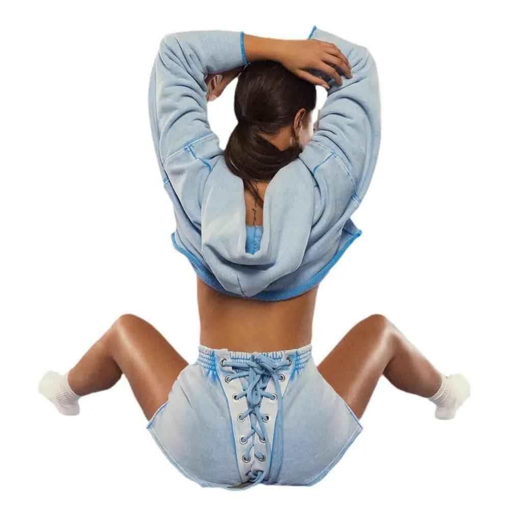 Hooded Navel Top - MRC STOREHoodieMy StoreHooded Navel TopMRC STORECJLS196270203CXWhiteL