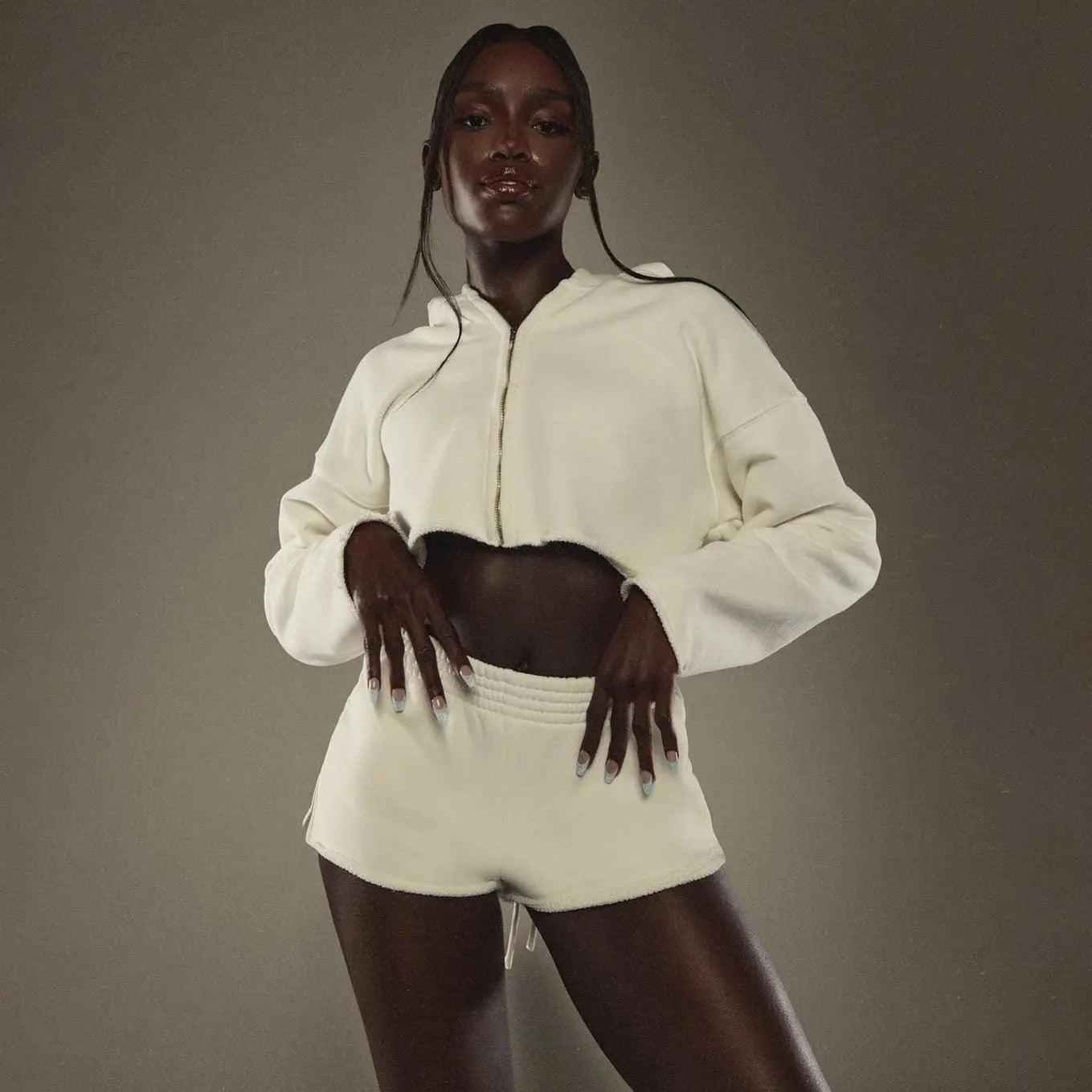 Hooded Navel Top - MRC STOREHoodieMy StoreHooded Navel TopMRC STORECJLS196270203CXWhiteL