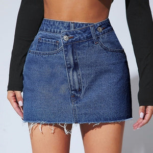 Irregular Denim Short Skirt – Stylish & Trendy for Petite Sizes - MRC STOREskirtMy StoreIrregular Denim Short Skirt – Stylish & Trendy for Petite Sizes My Store  22.66MRC STORECJQZ232518708HSDark BlueM