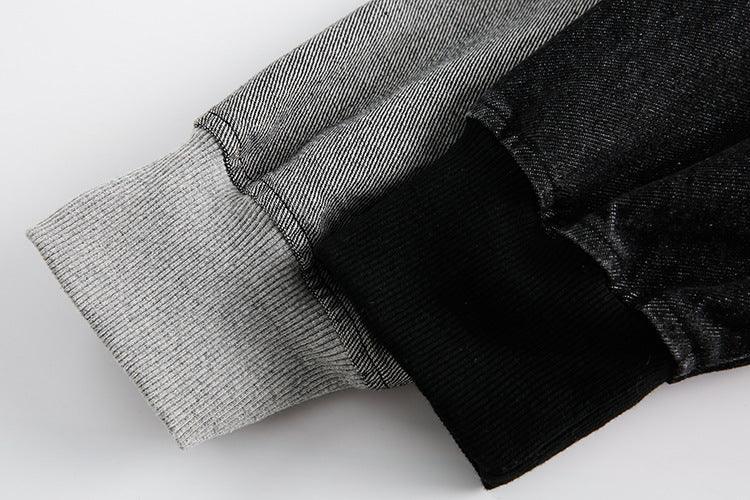 Irregular Stitching Hooded Denim Jacket for Women - MRC STORETopMy StoreIrregular Stitching Hooded Denim Jacket for Women - MRC STOREMRC STORECJXZ211075902BYShadow GrayL