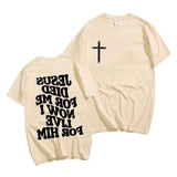 Jesus Letters T-Shirt - MRC STORETopMy StoreJesus Letters T-Shirt - MRC STOREMRC STORECJYH212887242PKStyle 64XL