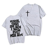 Jesus Letters T-Shirt - MRC STORETopMy StoreJesus Letters T-Shirt - MRC STOREMRC STORECJYH212887235IRStyle 54XL