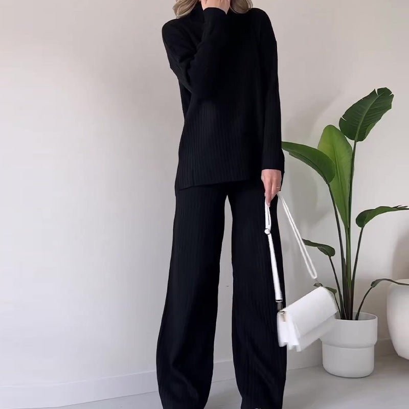 Knitted Suit - Turtleneck Loose Set - MRC STOREsetMy StoreWomen’s Knitted Suit - Turtleneck Loose Set My Store MRC STORECJLS213750604DWWhiteL