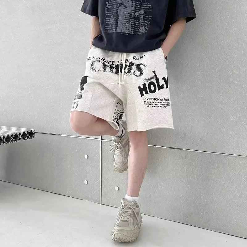 Korean Style Fifth Pants - MRC STOREbottomsMy StoreKorean Style Fifth PantsMRC STORECJYD202030804DW2XLBeige Gray