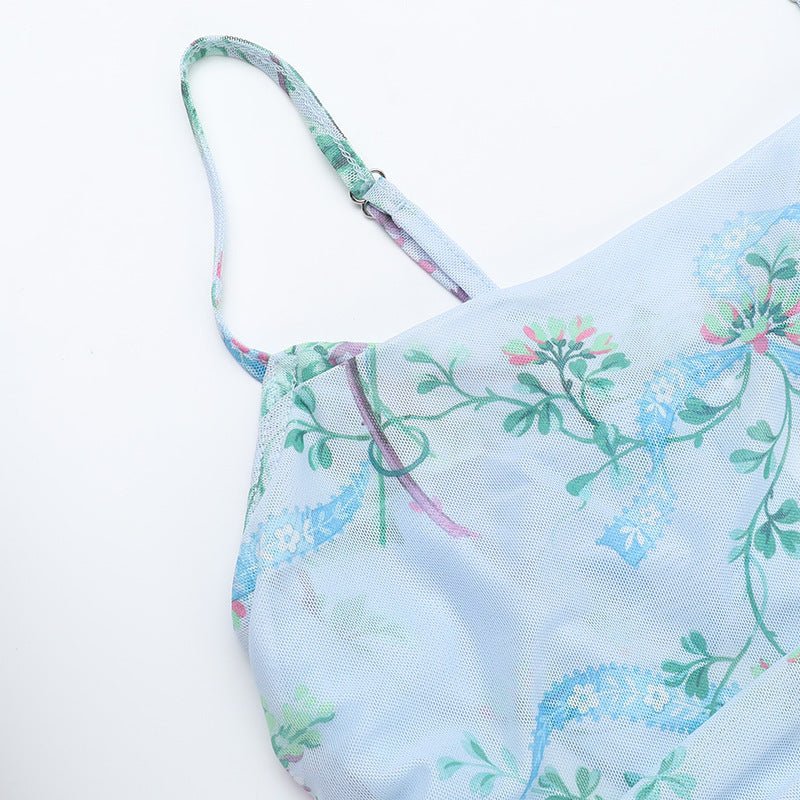 Lace Dress - Floral Sling Slim Waist - MRC STOREDressMy StoreWomen’s Lace Dress - Floral Sling Slim Waist My Store MRC STORECJLY235229503CXBlueL