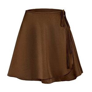 Lace up A - Line Skirt - MRC STOREbottomsMy StoreLace up A - Line Skirt - MRC STOREMRC STORECJQZ208173607GTBrownL