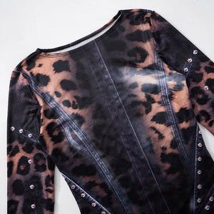 Leopard Print Dress - Winter Short High Waist - MRC STOREDressMy StoreLeopard Print Dress - Winter Short High WaistMRC STORECJLY228740003CXBlackL