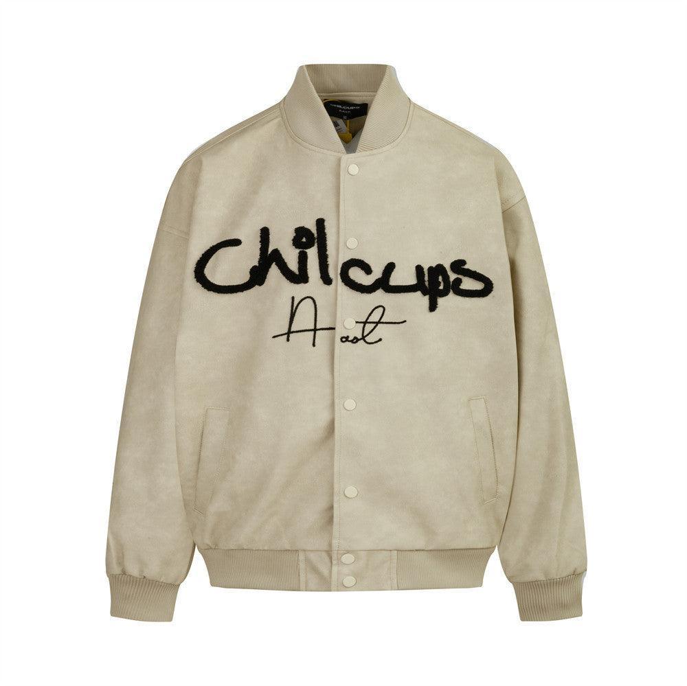 Letter Embroidery Creative Biker's Leather Jacket - MRC STORETopMy StoreLetter Embroidery Creative Biker's Leather Jacket - MRC STOREMRC STORECJYD211097205EVApricotL