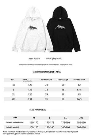 Lettered Hooded Sweatshirt - MRC STORETopMy StoreLettered Hooded SweatshirtMRC STORECJWY209612106FUGrayL