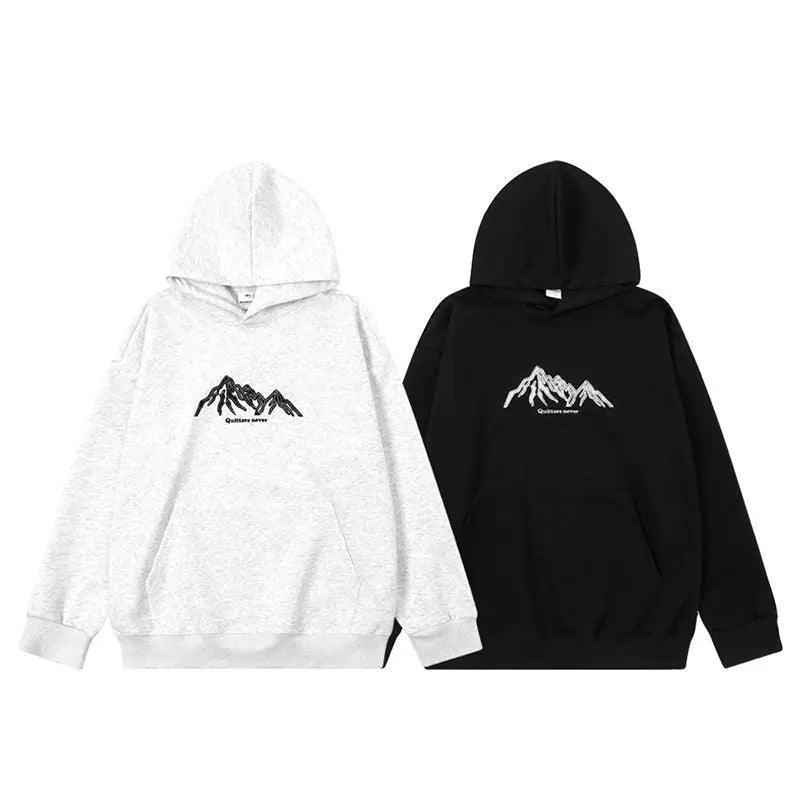 Lettered Hooded Sweatshirt - MRC STORETopMy StoreLettered Hooded SweatshirtMRC STORECJWY209612102BYBlackL