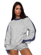 Long Sleeved Sweater - MRC STORESweaters & HoodiesMy StoreLong Sleeved SweaterMRC STORECJWY208813311KPFlower Gray Gray BlueL