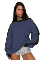 Long Sleeved Sweater - MRC STORESweaters & HoodiesMy StoreLong Sleeved SweaterMRC STORECJWY208813315OLGray Blue BlackL