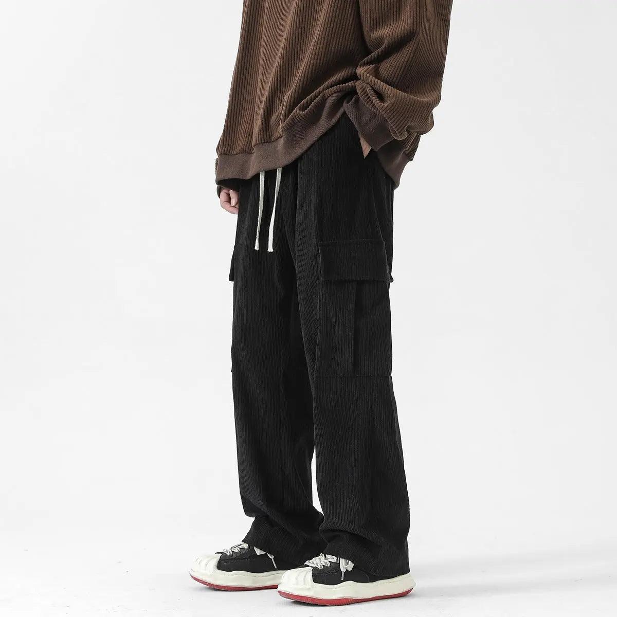 Loose Corduroy Cargo Pants - MRC STOREbottomsMy StoreLoose Corduroy Cargo Pants - MRC STOREMRC STORECJXX195859818RIBlack3XL