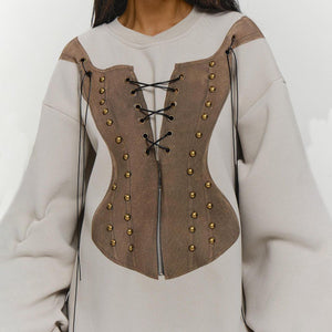 Loose Fit Contrast Color Round Neck Sweater - Casual Long Sleeve Cotton Knit - MRC STORESweaters & HoodiesMy StoreLoose Fit Contrast Color Round Neck Sweater - Casual Long Sleeve Cotton Knit - MRC STOREMRC STORECJWY196956903CXLS3555 ApricotL