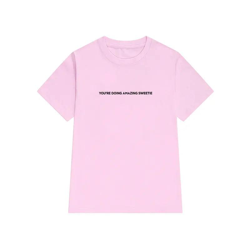 Loose Fit Printed Cotton T-Shirt - MRC STOREtopMRC STORELoose Fit Printed Cotton Tee - MRC STOREMRC STORECJNSSYCS11175-Pink-3XLPink3XL